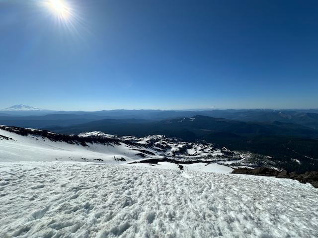 Blue bird day on St. Helens