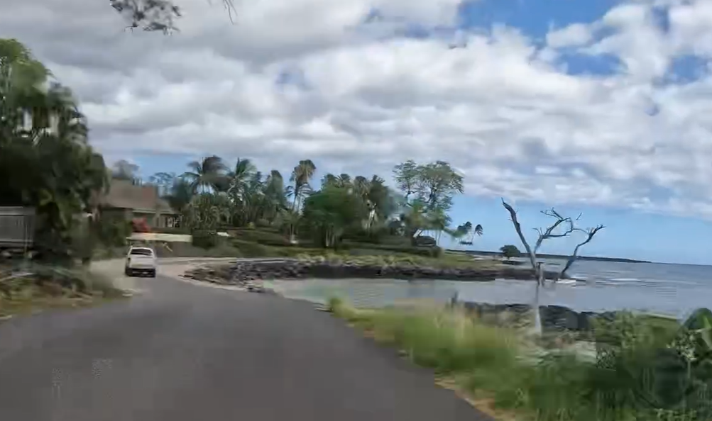 Photo of ocean side road in Maui