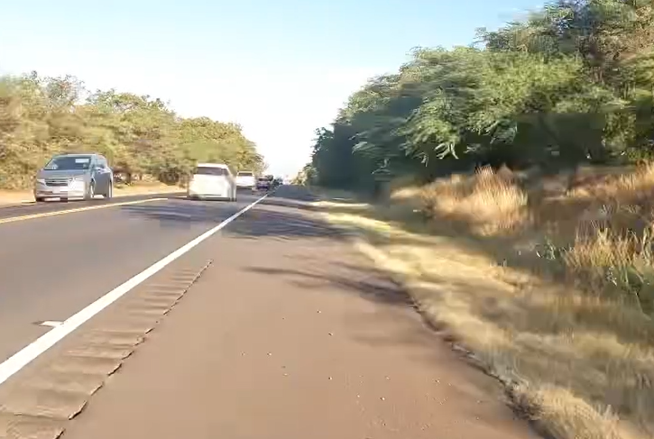 A photo of the road home